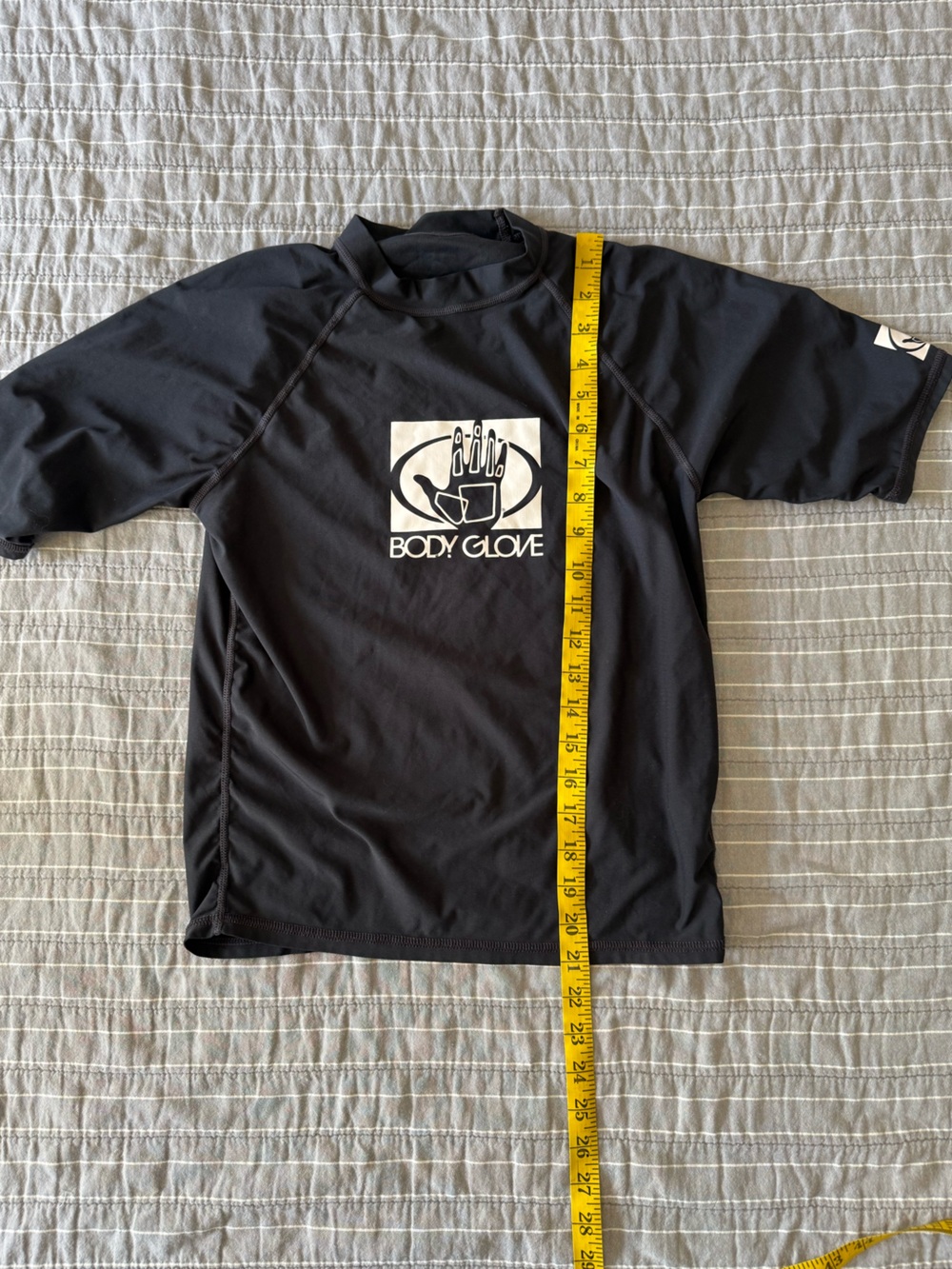Body Glove Black Short-Sleeve Logo Rashguard